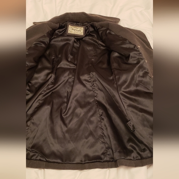 Sugarfly Grey Winter Pea Coat - Picture 3 of 7